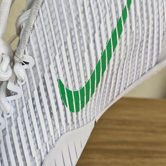 Nike Court Air Zoom Vapor 11 HC White Kelly Green Men's 7.5 Tennis SE DR6965-102 - Picture 10 of 16